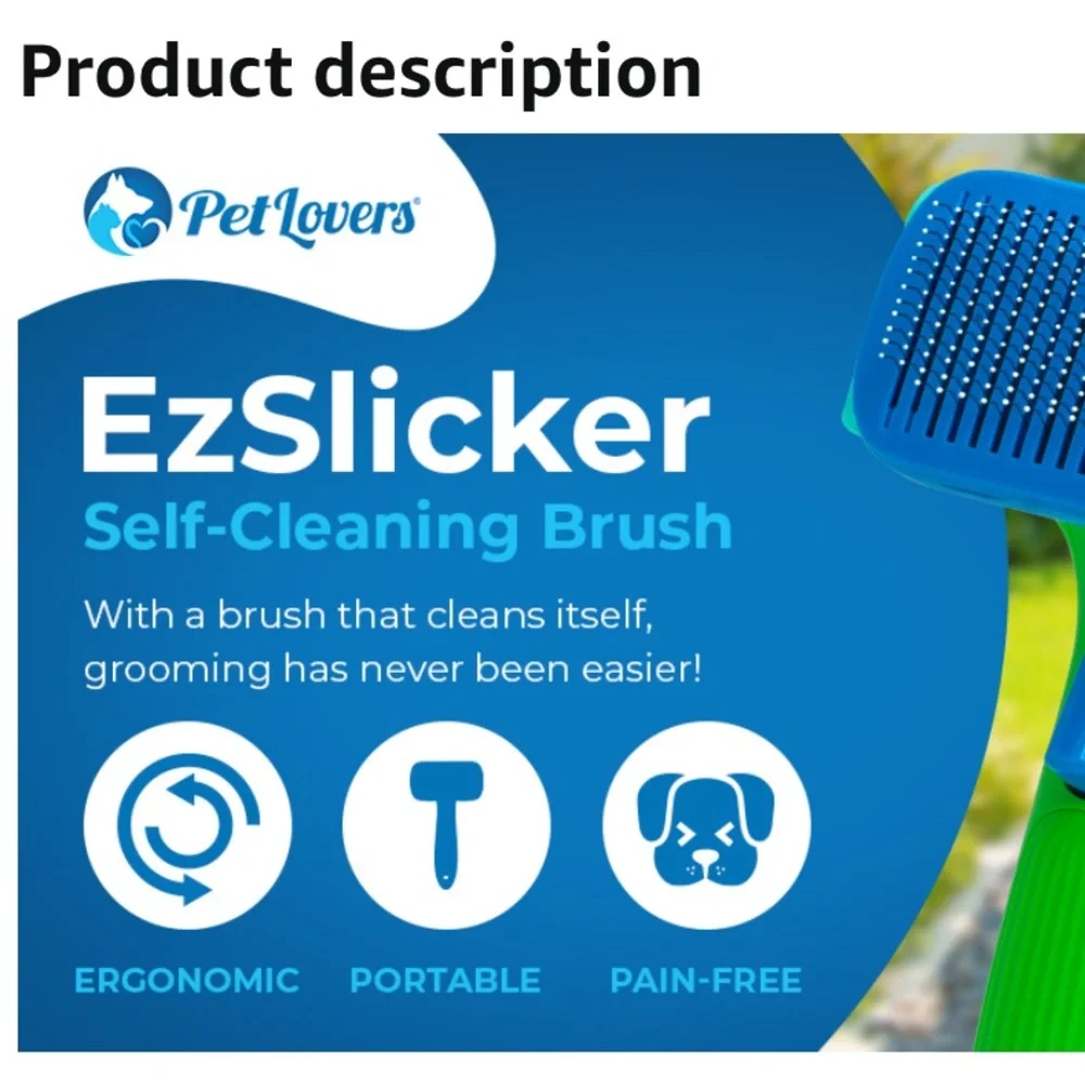Self Cleaning Dog and Cat Hair Brush